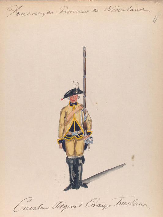 Cavalerie Regiment Oranje Friesland. 1766