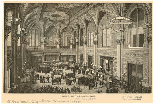Interior of New York Stock Exchange