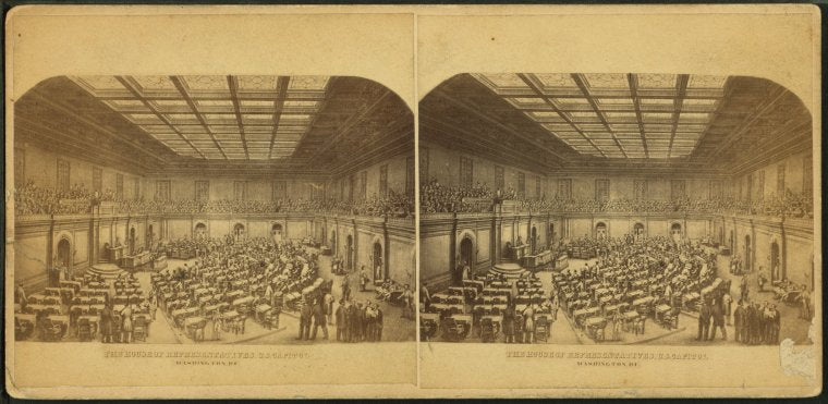 The House of Representatives, U.S. Capitol, Washington, D.C.