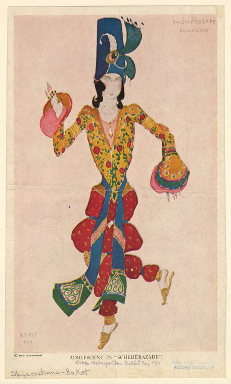 Adolescent in "Schéhérazade"