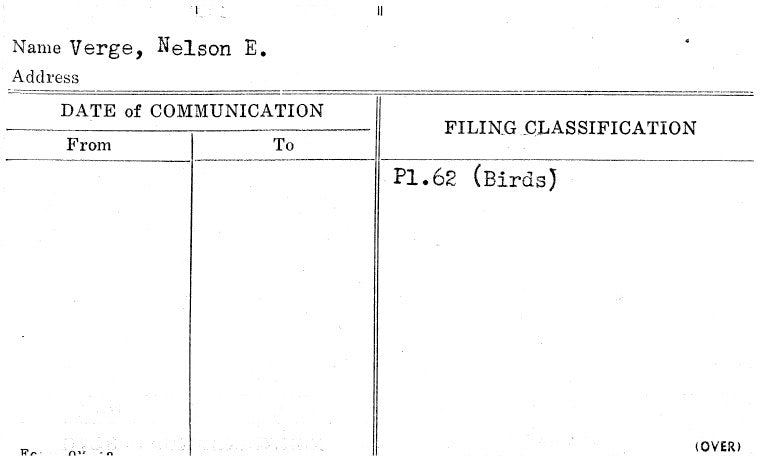 Verge, Nelson E.
