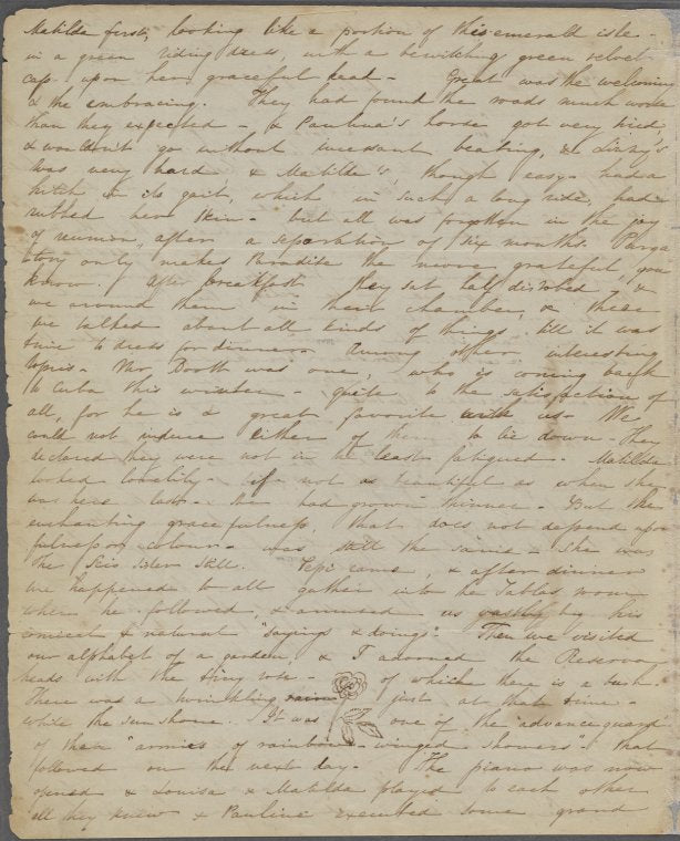 My dearest Mother, I believe I left... ALS. Oct. 31, 1834.