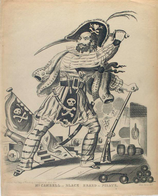 Mr. Campbell as Black Beard the Pirate