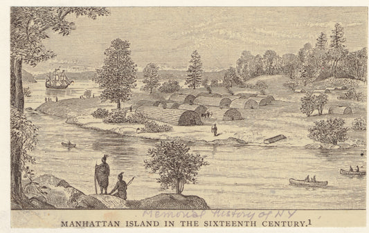 Manhattan Island in the sixteenth century