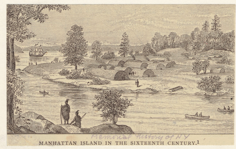 Manhattan Island in the sixteenth century