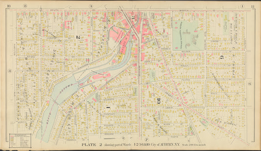 Cayuga County, Left Page Plate No. 2 [Map bounded by Frederick St., Hamilton St.]