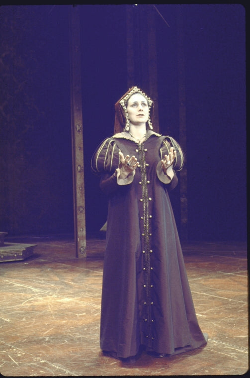 Actress Barbara Andres in a scene fr. the Broadway musical "Rex." (New York)