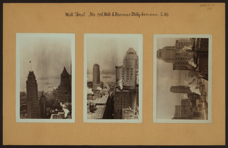 General view - Wall Street - Southwest.
