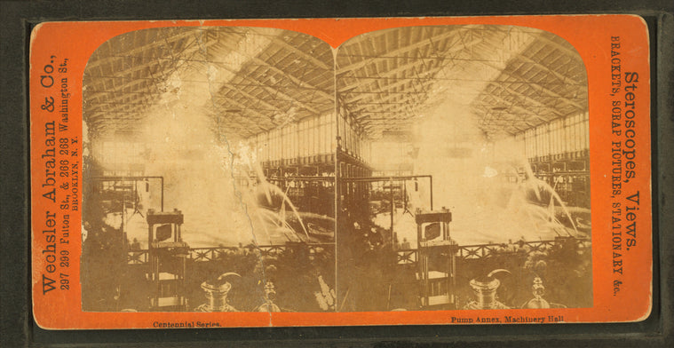 Pump. Annex, Machinery Hall.