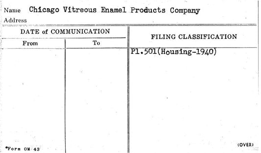 Chicago Vitreous Enamel Products Company