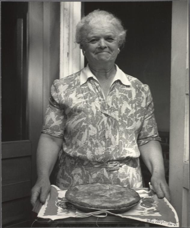 8. Friend and neighbor, who makes "the worlds best apple pie", and knows everything going on for miles around