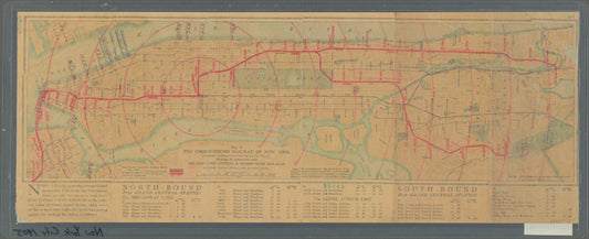 Map of the underground railway of New York (greatest underground railway in the world) : showing its connections with the New York Central & Hudson River Railroad at Grand Central Station and at other points
