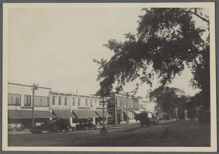 View of west side Main Street. Looking north. Sag Harbor, Southampton