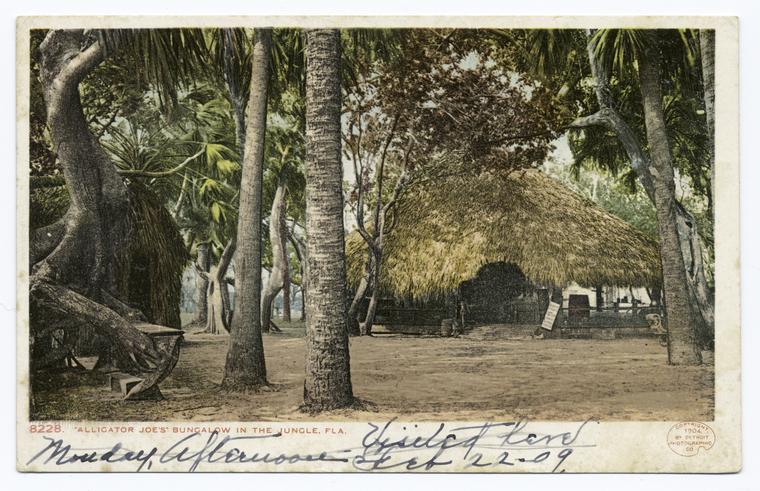 Alligator Joe's Bungalow in the Jungle, Palm Beach, Fla.