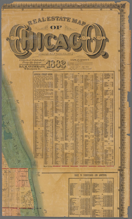 Real-estate map of Chicago