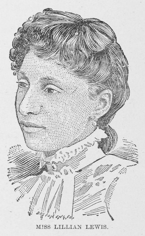 Miss Lillian Lewis. Writer.