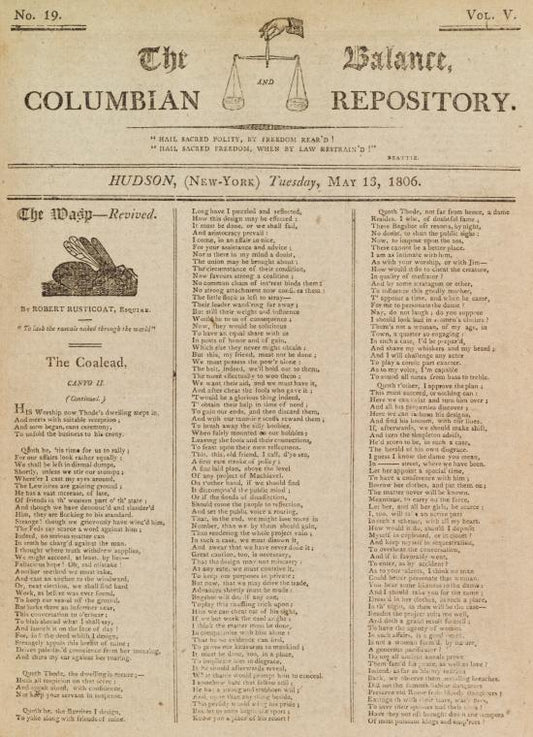 The Balance, and Columbian repository, May 18, 1806