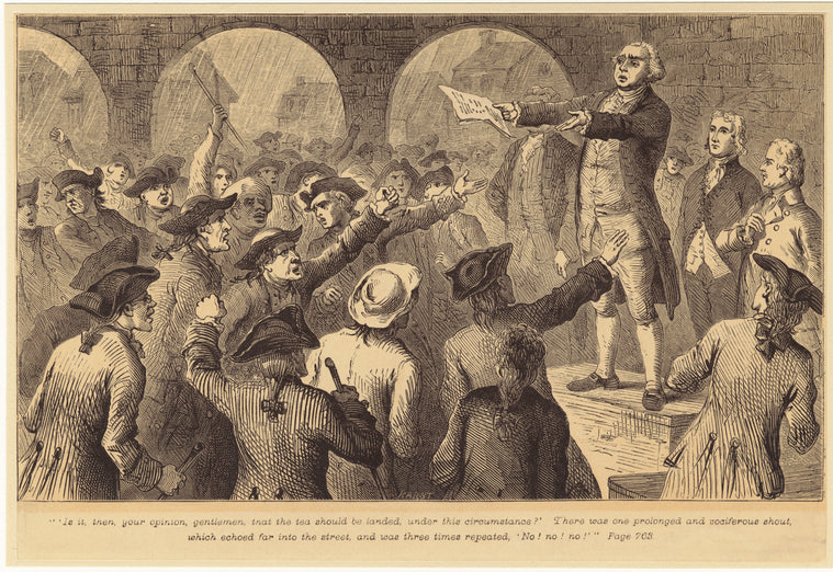Agitation against tea ships, New York City, 1773