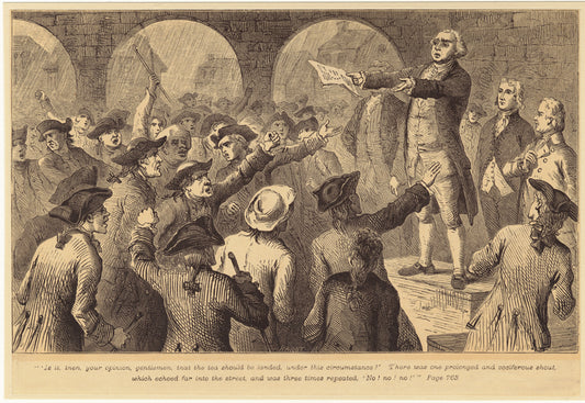 Agitation against tea ships, New York City, 1773