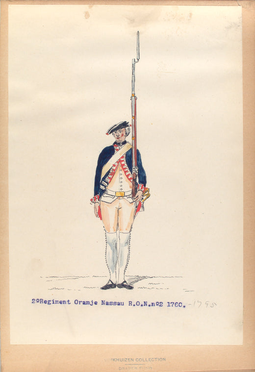 2-o Regiment Oranje Nassau  R.O.N. no.2. 1760-1795