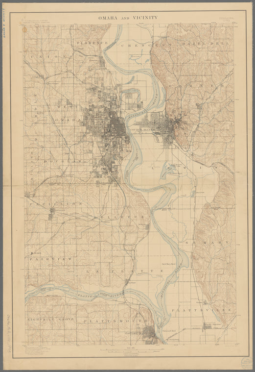 Omaha and vicinity : Nebraska, Iowa
