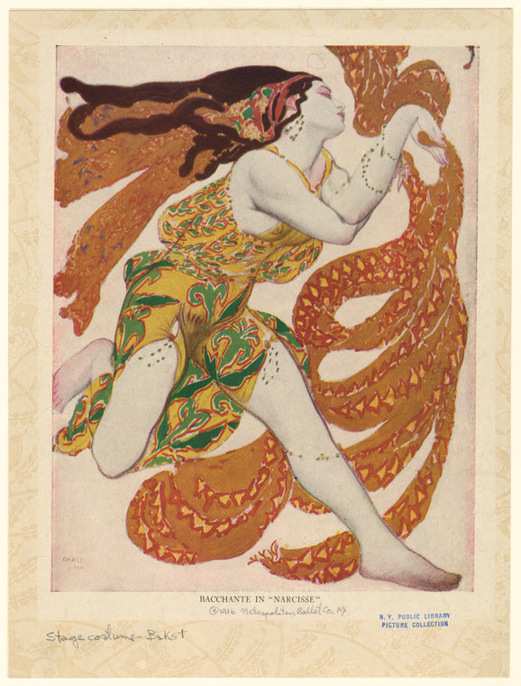 Bacchante in "Narcisse"