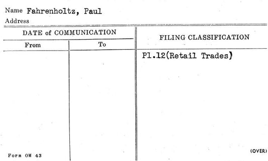 Fahrenholtz, Paul