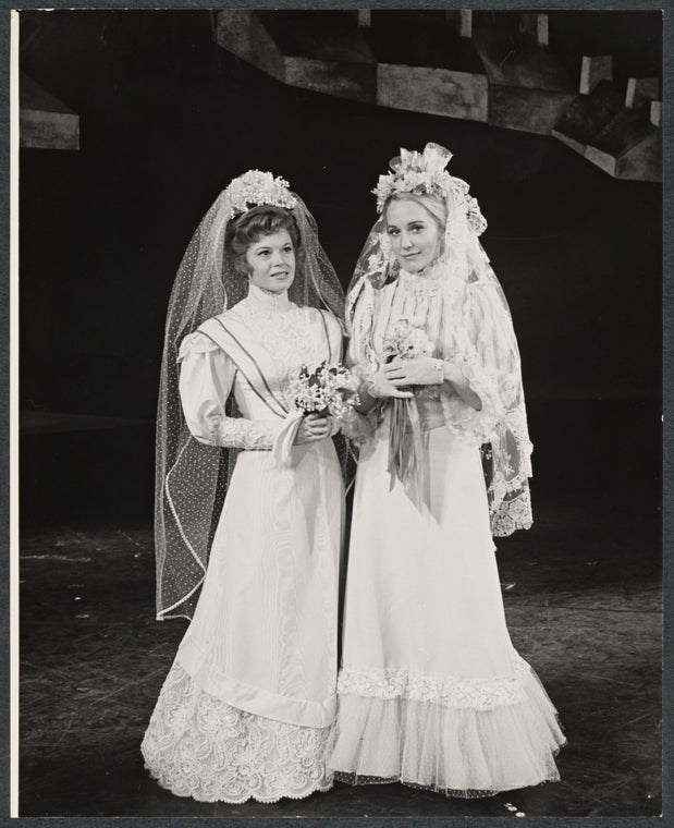 Shani Wallis and Elizabeth Hubbard in the stage production A Time for Singing
