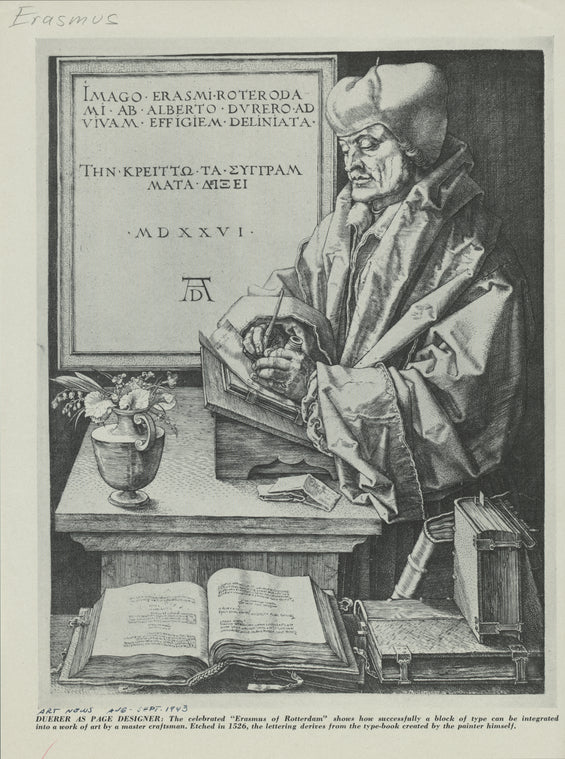 Erasmus of Rotterdam.