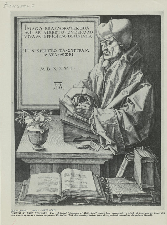 Erasmus of Rotterdam.