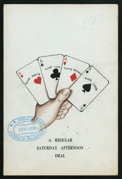 A REGULAR SATURDAY AFTERNOON DEAL [held by] SATURDAY AFTERNOON CLUB [at] "RECTOR'S, NEW YORK, NY" (REST;)