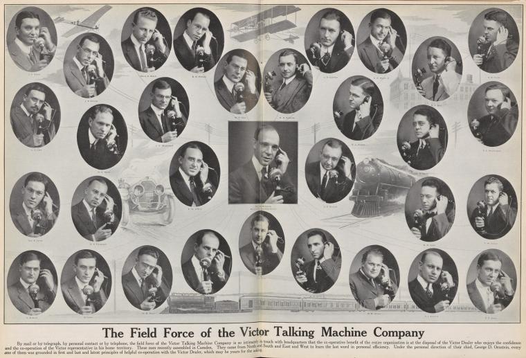 The field force of the Victor Talking Machine Company