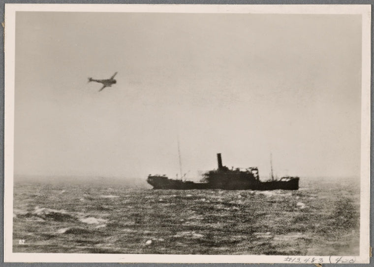 What guys German fliers are!  For example, a German war plane found a British armed steamer in the middle of the Channel.  With three bombs it was done for.