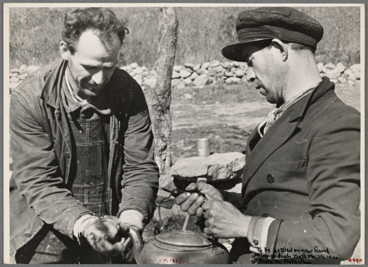 Charles Nicholson and Sam Corbin. Shenandoah National Park, Va. Corbin ...