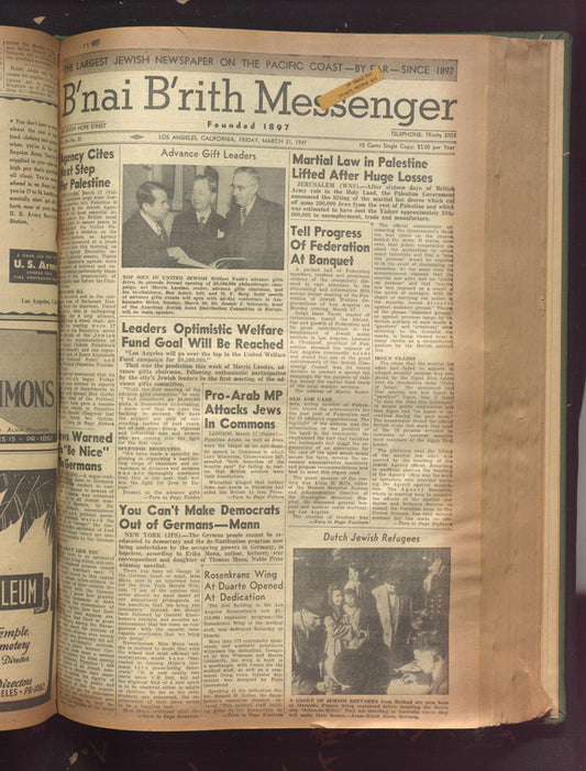 B'nai B'rith messenger