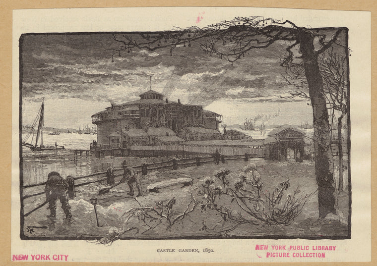 Castle Garden, 1850