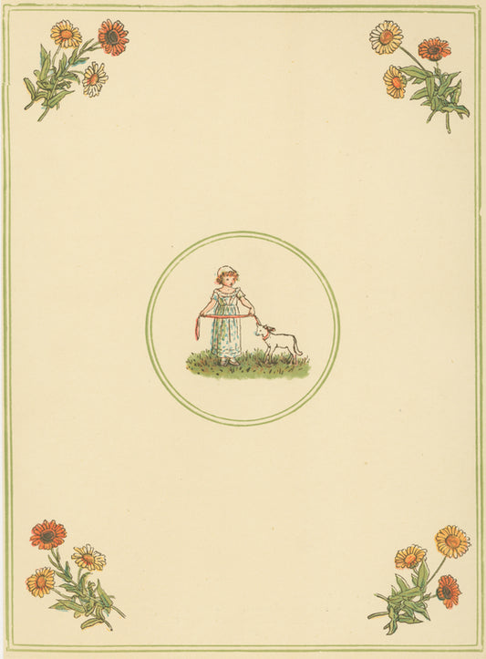 Girl with lamb.