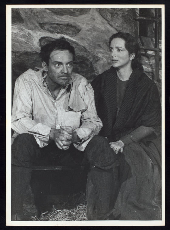 Arthur Kennedy and Beatrice Straight in the stage production The Crucible