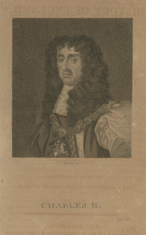 Charles II, king of England.