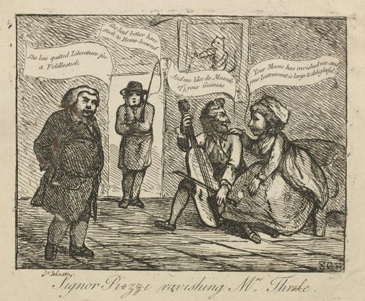 Signor Piozzi ravishing Mrs. Thrale