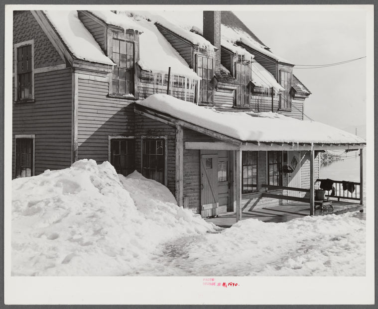 Home in Berlin, New Hampshire, paper mill town inhabited largely by French-Canadians and Scandinavians