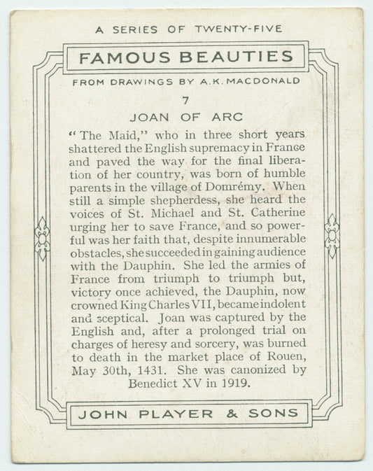 Joan of Arc.