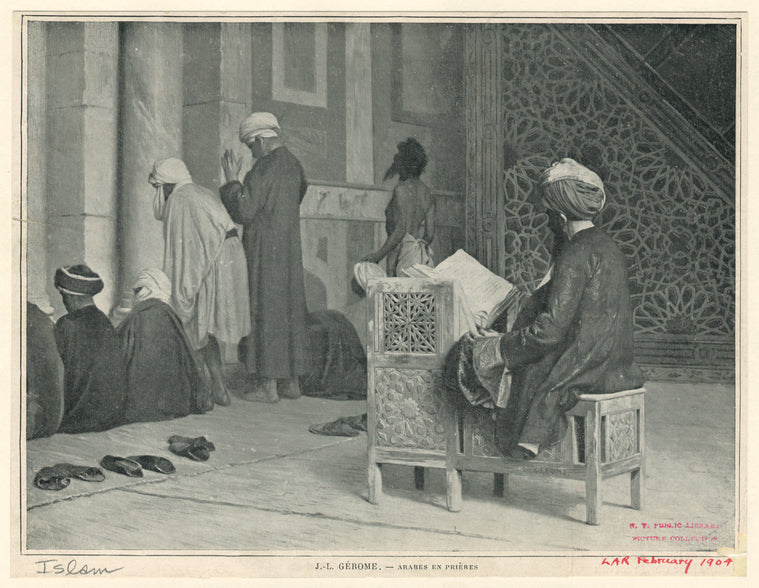 Arabes en prières
