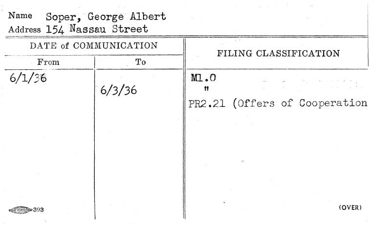 Soper, George Albert