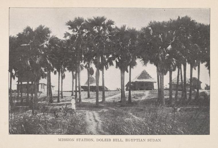 Mission station, Doleib Hill, Egyptian Sudan.