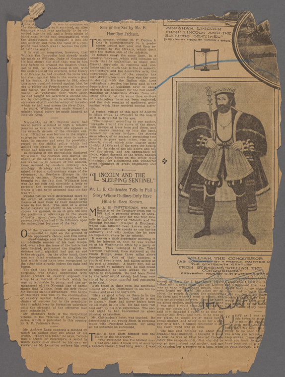 William the Conqueror (as conceived by a French painter o[f?] the sixteenth century from Stenton's "William the Conqueror" Copyright 1909 by G.P. Putnam's Sons...