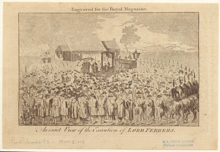 An exact view of the execution of Lord Ferrers