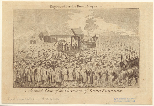 An exact view of the execution of Lord Ferrers