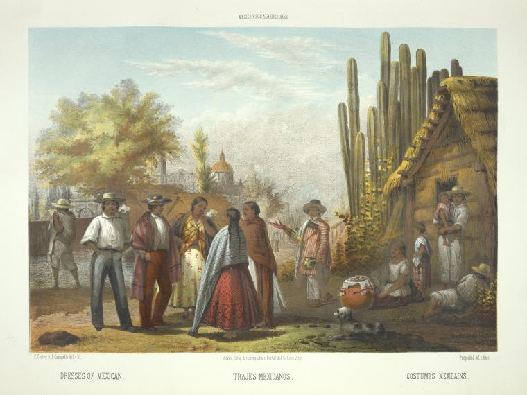 Trajes mexicanos = Costumes mexicains = Dresses of Mexican