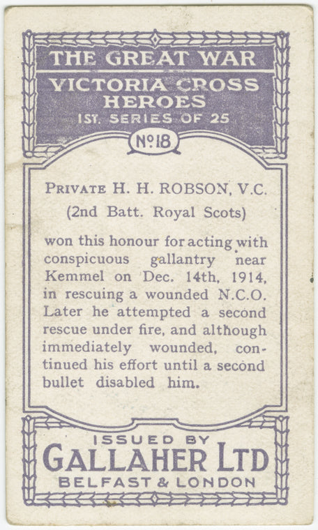 Pt. H.H. Robson, V.C.